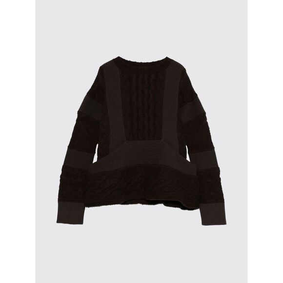 Sacai Sweater Woman Brown